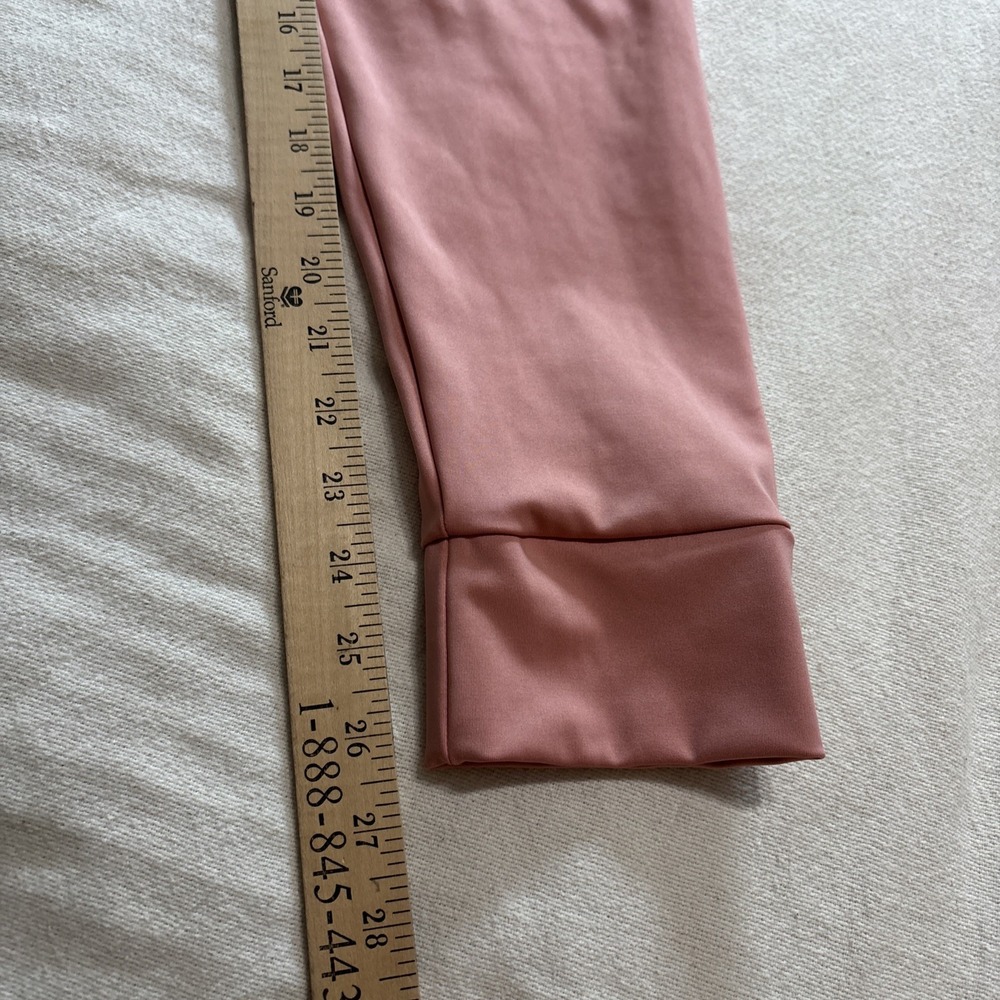 Victoria's Secret Pink Active‎  High Waist Jogger Pink Pockets Sporty SzL - Picture 6 of 9